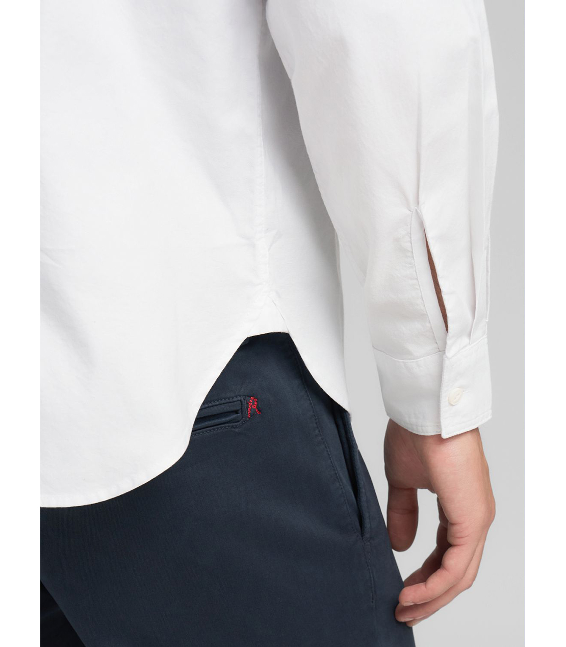 オックスフォードコットンシャツ 詳細画像 ホワイト 7